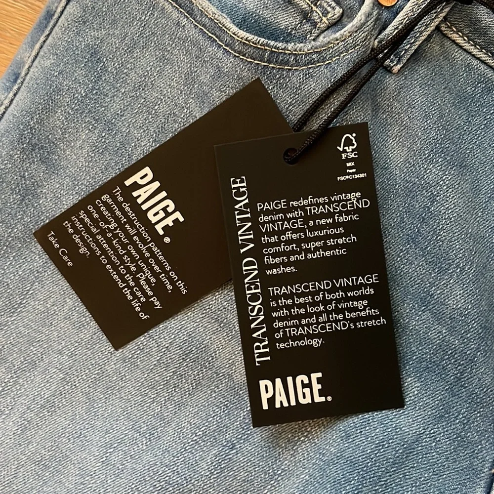 Paige Brigitte Ratatouille boyfriend skinny jeans size 26 - Picture 5 of 8